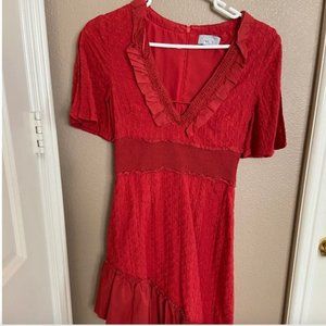 FINDERS KEEPERS Red Memento Dress